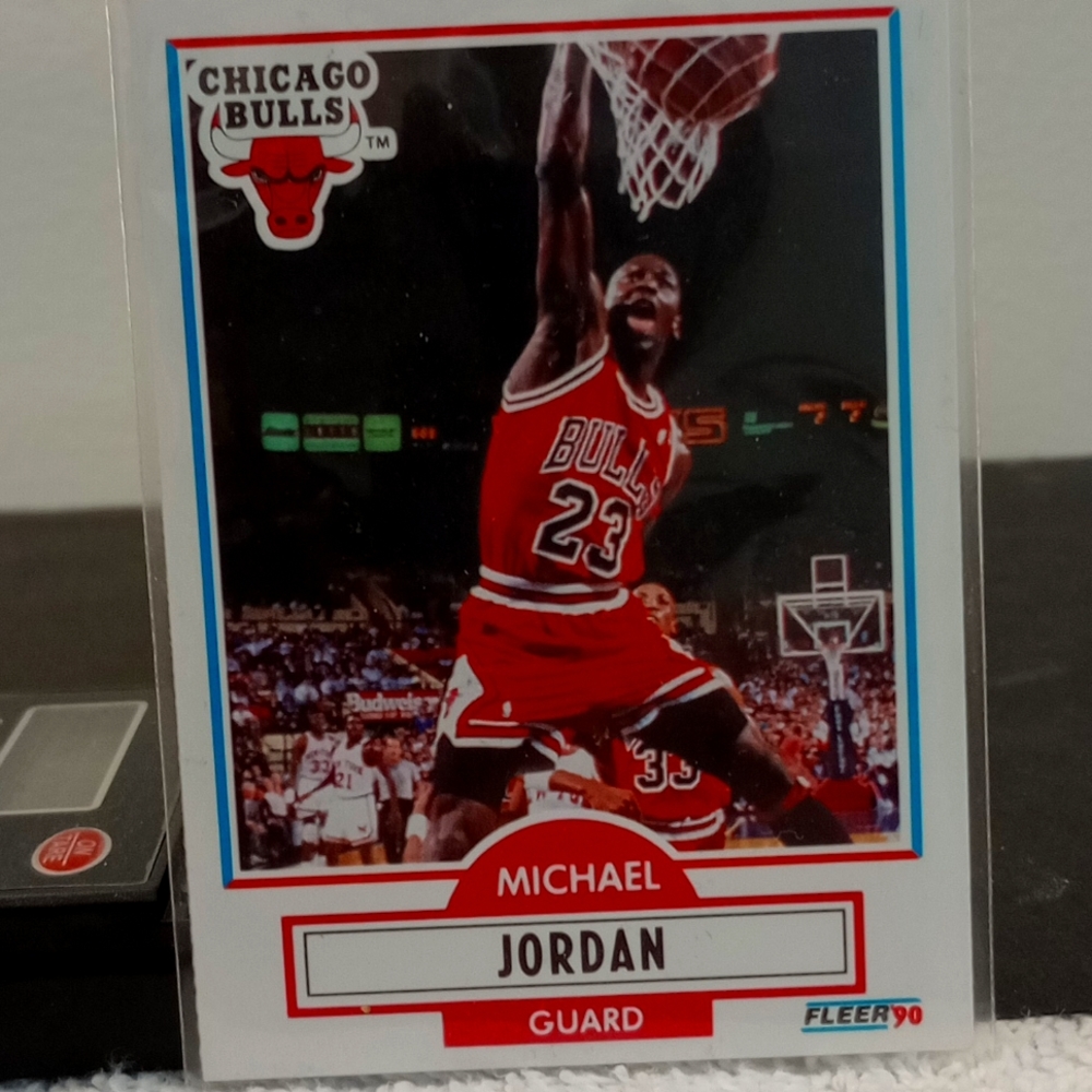 Michael Jordan 90-91 Fleer error card #26